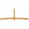 Ekena Millwork Bellingham Rough Sawn Timber Gable Bracket, Western Red Cedar, 96"W x 52"H x 4"D x 4"F, 13/12 Pitch GBW096X52X0404BEL00RWR - alternate 3